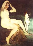 Edouard Manet Bathers on the Seine painting